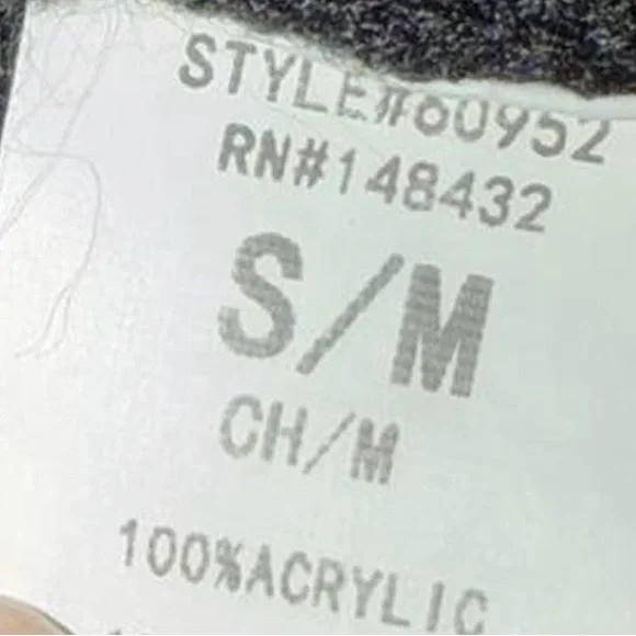 Beceel Black Open Front Knit Cardigan Women's S/M Soft Cozy Minimalist - Picture 3 of 5